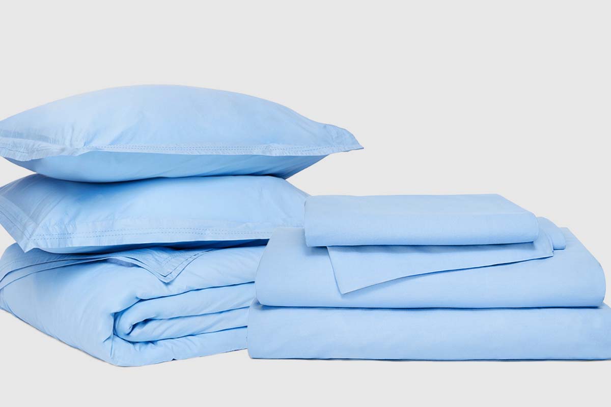 Bed Sheet Set, Percale, Natural Cotton